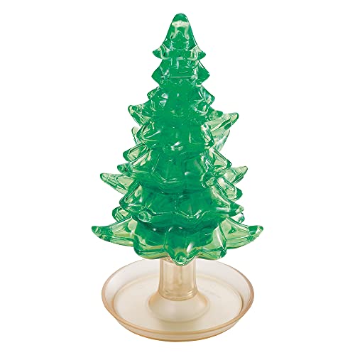 Crystal Puzzle | 3D Tannenbaum Grün | Transparentes Design | 69 Teile | Bausatz für Kinder und Erwachsene | HCM Kinzel von HCM Kinzel