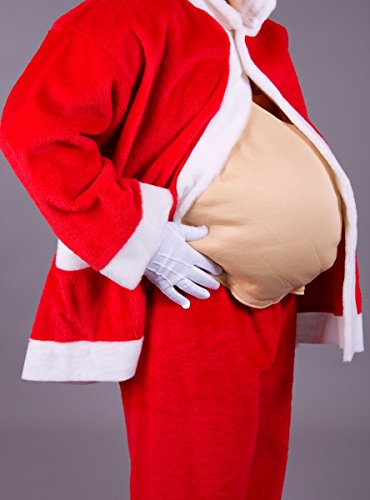 Weihnachtsmann Bauch Bierbauch Fake-Bauch Kostüm Zubehör Fasching von Festartikel-Müller