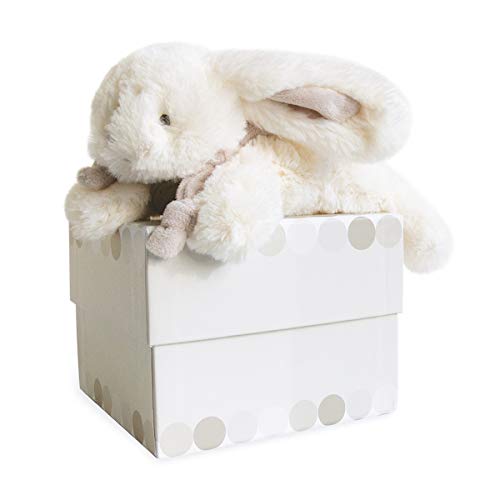 Doudou et Compagnie 1240 Stofftier Hase Bonbon, klein, Taupe, Rosa, Petit modèle von Doudou et Compagnie