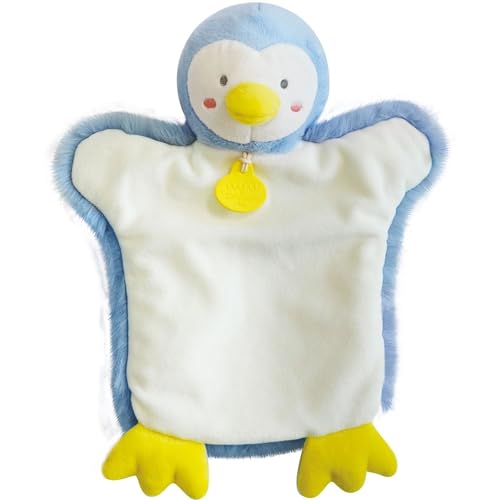 Doudou et Compagnie DC3614 Kuscheltier Pinguin, 25 cm, Blau/Weiß von Doudou et Compagnie