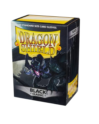 Unbekannt 100 Dragon Shield Classic Card Sleeves / Hüllen , Farbe:Black von Dragon Alliance