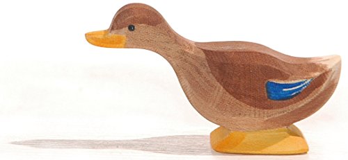 Ostheimer 13214 Ente Hals lang aus Holz Höhe 4cm aus der Serie Familie & Bauernhof von Ostheimer