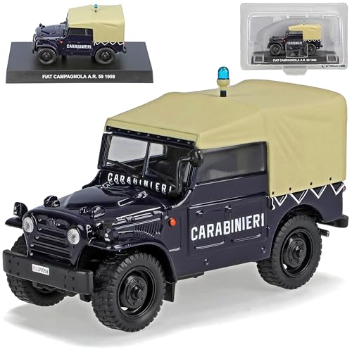 FIAT Campagnola A.r. 59 1959 Carabinieri 1/43 De Agostini Modellauto Modell Auto Sonderangebot von DeAgostini