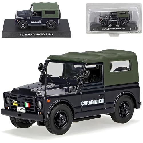 FIAT Nuova Neu Campagnola 1982 Carabinieri 1/43 De Agostini Modellauto Modell Auto von Unbekannt