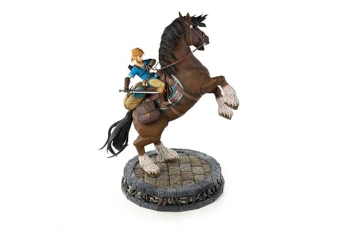 First4Figures - The Legend of Zelda: Breath of The Wild (Link On Horseback) Resin Statue von First4Figures