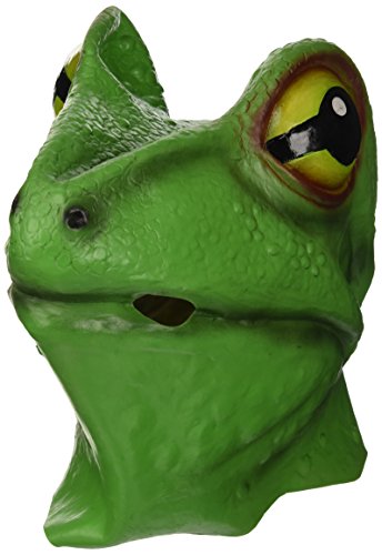 Bristol Novelty Vollkopfmaske BM255 Frosch Maske, grün, Einheitsgröße von Bristol Novelty