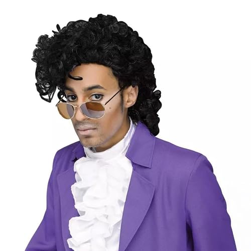 Funworld Purple Pain Rock Star Costume Wig Adult Men von Fun World