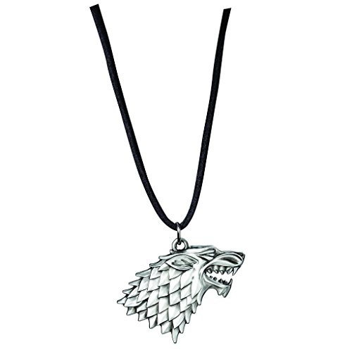 The Noble Collection - Game of Thrones House Stark-Siegel-Anhänger | Offizielles Sammlerstück | Zinnmaterial, Standardfarbe von The Noble Collection