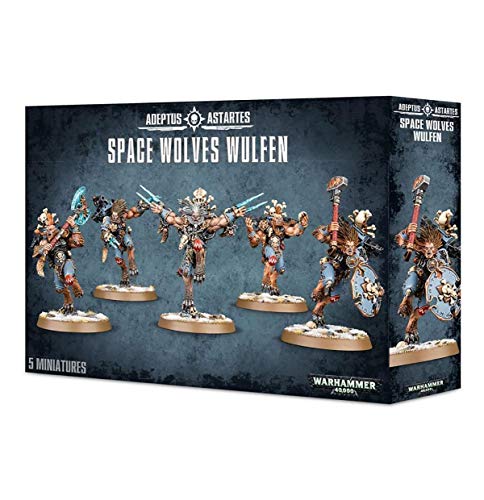 Games Workshop 251,765,056,895.6 cm Space Wolves Wulfen Kunststoff-Set von Warhammer