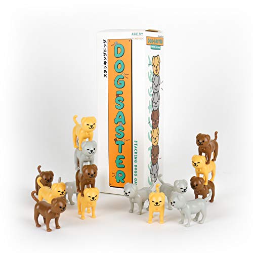 Gift Republic GR670020 Dog Saster Stacking Game Dogsaster Hunde-Stapelspiel, Mehrfarbig von GR Gift Republic