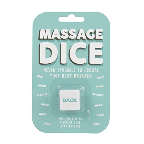 Gift Republic GR452063 Massage Dice Massagewürfel, weiß, 2.5 x 2.5 x 2.5 cm von GR Gift Republic