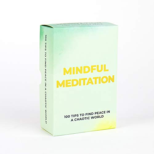 Gift Republic GR490076 Mindful Meditationskarten, Mehrfarbig, Einheitsgröße von GR Gift Republic