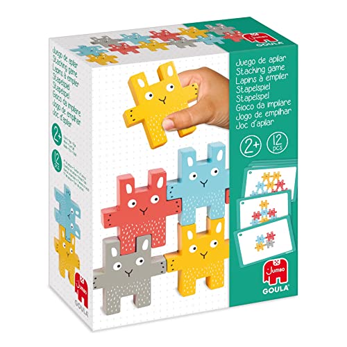 Goula 55243 Stacking Game Educatief speelgoed, Multi kleuren, 21 x 17 cm von Goula