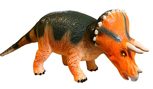 Großes Dinosaurier-Spielzeug Triceratops, weiches gefülltes Gummi-Dino-Trike, Geschenk für Kleinkinder, Jungen, Mädchen, Kinder ab 3 Jahren, 53,3 cm von Unbekannt