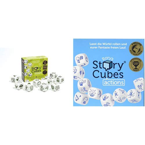 Hutter 603994 - Story Cubes Voyages, Würfelspiel & Unbekannt Hutter 603987 - Story Cubes Actions, Würfelspiel von Hutter Trade GmbH & Co. KG