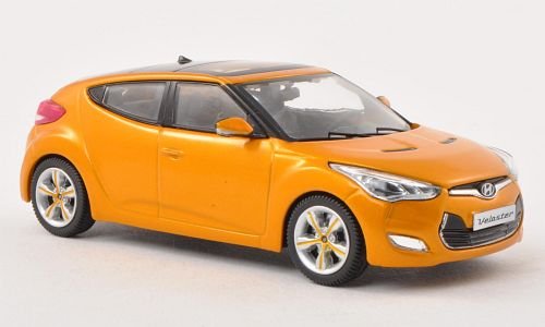 Unbekannt Hyundai Veloster, met.-orange, 2012, Modellauto, Fertigmodell, Premium X 1:43, für alle Altersgruppen, Fahrzeug, 1:43, unpowered, automatisch, Modellauto von Unbekannt