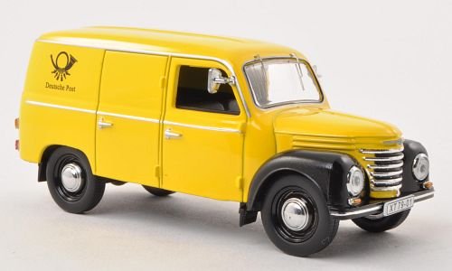 IFA Framo V901/2 Kasten, DDHtsche Post , 1954, Modellauto, Fertigmodell, IST Models 1:43 von Unbekannt