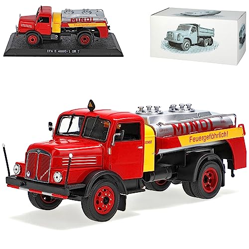 IFA S 4000 1 SW 7 Tanker Minol Rot DDR LKW 1/43 Atlas Modell Auto von Unbekannt