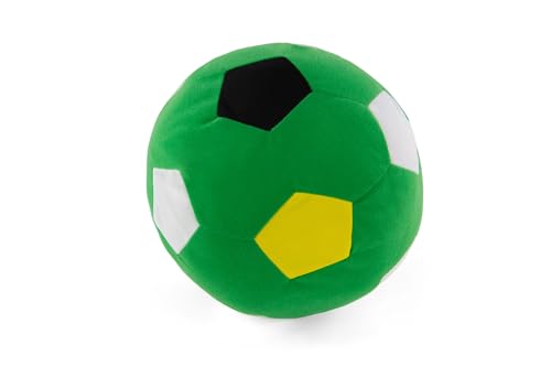 WYSWYG SWEMNED 'IKEA SPARKA Ball aus weichem Stoff, 20 cm Durchmesser, grün/weiß, Fußball, waschbar, ohne Altersbeschränkung von WYSWYG