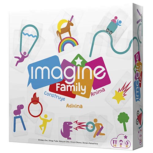 Asmodee Cocktail Games – Imagine Family – Brettspiel in Spanisch, Farbe (CGIMFA01) von Cocktail Games