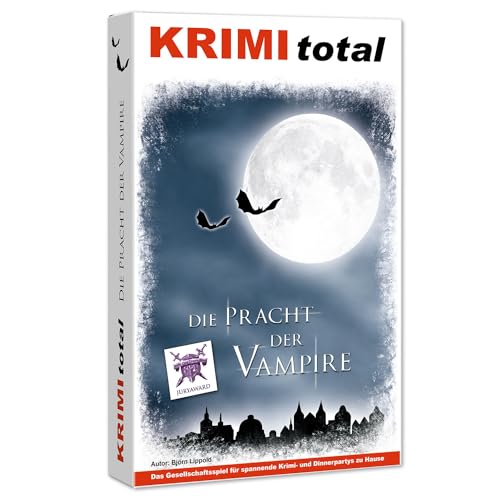 Krimi total ® Die Pracht der Vampire | Krimidinner für zu Hause | 8-9 Personen | Vampire von Krimi total