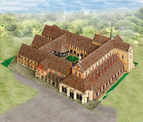 Aue-Verlag 35 x 26 x 15 cm Modellbausatz Maulbronn Kloster von Aue-Verlag