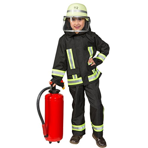 Unbekannt Feuerwehrmann Kostüm Feuerwehrmann Uniform für Kostüme und Karneval von Unbekannt