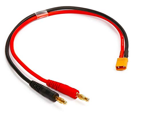 ikarex-shop Ladekabel XT30 Stecker auf 4mm Bananenstecker (Kabel 20cm) 4.0 Goldstecker RC Adapter Lipo Akku von ikarex-shop