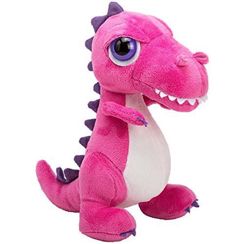 Li'l Peepers 14369 Tyrannosaurus-Rex Dinosaurier von Suki Gifts, Rosa 23 cm von Suki Gifts