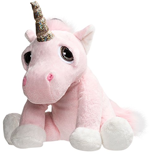 Li'l Peepers-Stofftier, Glitzer-Einhorn, mittelgroß, von Suki Gifts von Suki Gifts