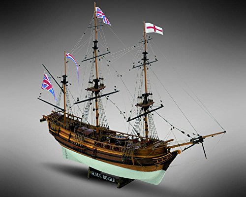 Mamoli - Modello kit barca H.M.S. BEAGLE Wooden ship model kitsc 1:64 L.645 mm h 478 mm - DUS_MV20 von Mamoli