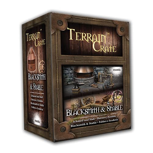 Mantic Games - TerrainCrate – Schmiede & Stall von mantic