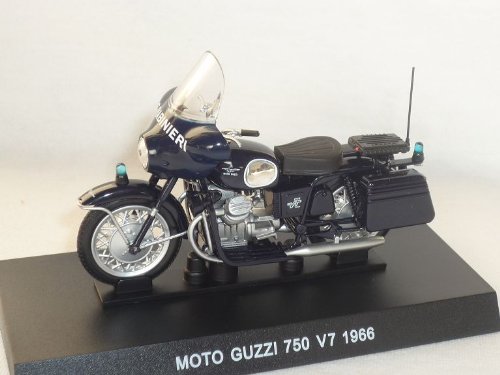 Moto Guzzi 750 V7 V 7 1966 Carabinieri 1/24 De Agostini Modellmotorrad Modell Motorrad von DeAgostini