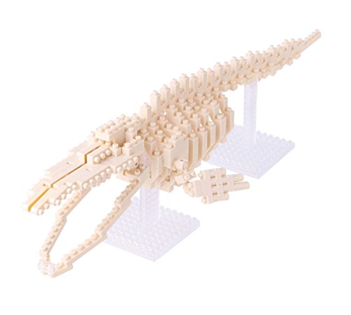Nanoblock - Blauwal-Skelett - 3D Puzzle Set von Micro Blocks Constructions - Tier Skelett Modell - 3D Konstruktion - 380 Teile von nanoblock