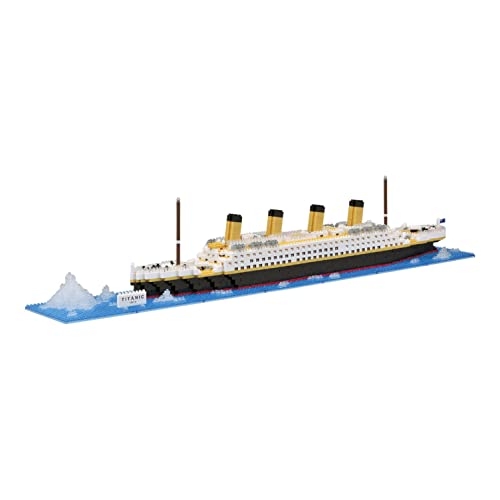 nanoblock NB021 Titanic, Multi-Colour, Weiß von nanoblock