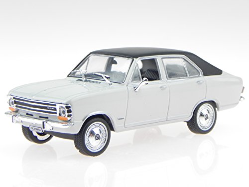 Opel Olympia A weiss 1967 - 1970 Dach Vinyl Modellauto in Vitrine 1:43 von Unbekannt