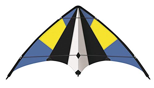 Günther Flugspiele 1074 - Sportlenkdrachen Sky Move, ca. 160 x 69 cm, Drachen aus reißfestem Ripstop-Polyester, für Kinder ab 10 Jahren, inkl. hochwertigen Schnüren auf Lenkrollen von GÜNTHER FLUGSPIELE