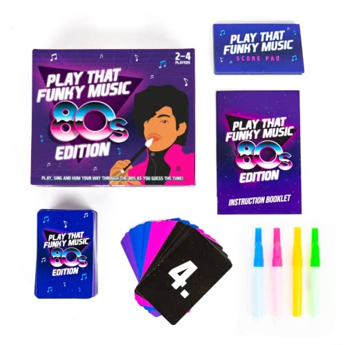 Play That Funky Music (80s) - Guess The Song - Game to Play with Friends/Family - Endless Fun von GR Gift Republic