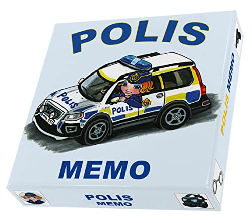 Polizeimemo - EIN lustiges Spiel mit Allen Polizei Dingen, die Man Sich vorstellen kann von Hjelm Förlag