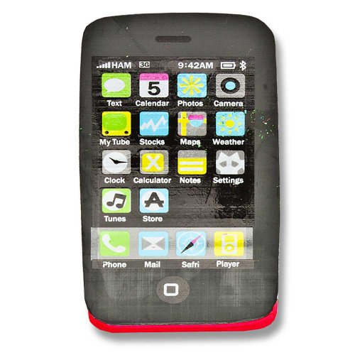 Radiergummi Handy Smartphone Touch Handy Mobile Phone rot von Unbekannt