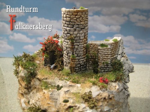 Rundturm Falknersberg, Bausatz, Spur N/Z von menta-modellbau