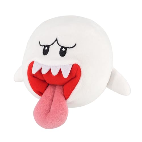 Sanei Super Mario All Star Collection 4" Ghost Boo Plush, Small von Sanei