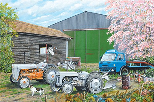 Springtime Farmyard 1000 piece Puzzle by Roy Didwell von Unbekannt