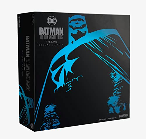 Cryptozoic - Batman: The Dark Knight Returns - The Game (Deluxe Edition) - Mit 17 exklusiven Miniaturen - Solo-Brettspiel - Basierend auf den Comics - Ab 14 Jahren - Für 1-2 Spieler - Englisch von Cryptozoic Entertainment