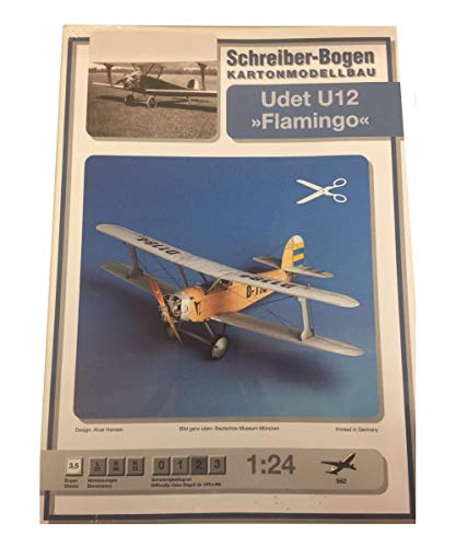 Aue-Verlag 31 x 44 x 12 cm Udet U 12 Flamingo Modellbausatz von Aue-Verlag