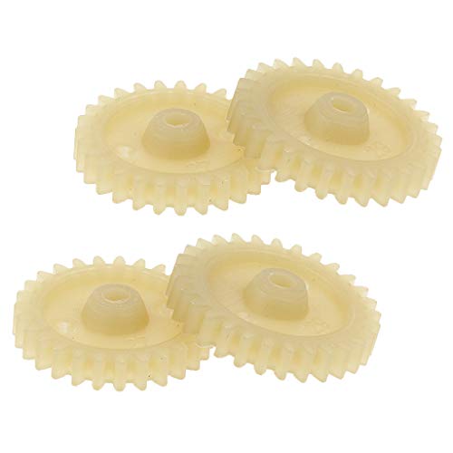 Unbekannt 4 Stück 27t 29t Motor Zahnräder Ritzel für 1/28 WLToys K989-31 RC Auto, Schwarz Unbekannt 4 Stück 27t 29t Motor Zahnräder Ritzel für 1/28 WLToys K989-31 RC Auto, Schwarz von Unbekannt