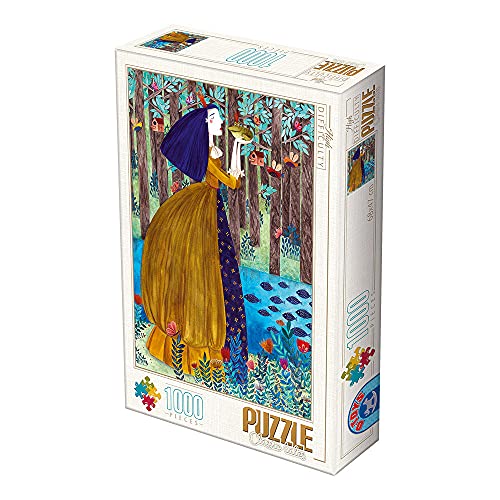 Unbekannt 75161-KA02 D-Toys Puzzle 1000 Teile-Andrea Kürti The Frog Princess, Multicolor von D-Toys