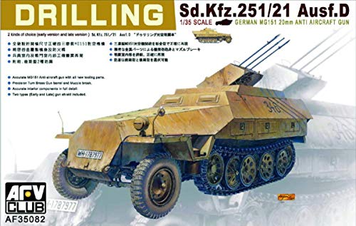 AFV-Club 35082 - Modellbausatz SDKFZ 251/21 Drilling von AFV Club