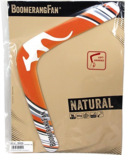 Unbekannt Boomerang Natural 80 gr - Zweiflügler Bumerang für Linkshänder von Unbekannt