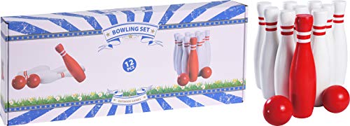 Unbekannt Bowling-Spiel 12-teilig 23 cm von Unbekannt